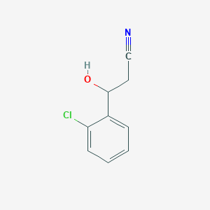 3-(2-chlorophenyl)-3-hydroxypropanenitrile