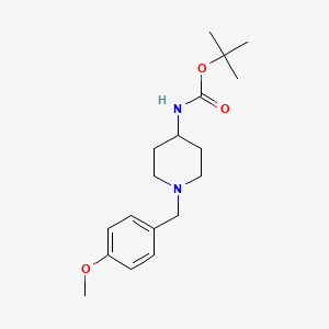 B2950770 tert-Butyl 1-(4-methoxybenzyl)piperidin-4-ylcarbamate CAS No. 93499-05-9