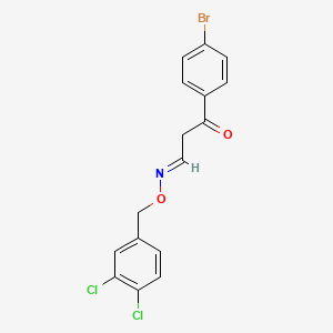 3-(4-bromophenyl)-3-oxopropanal O-(3,4-dichlorobenzyl)oxime