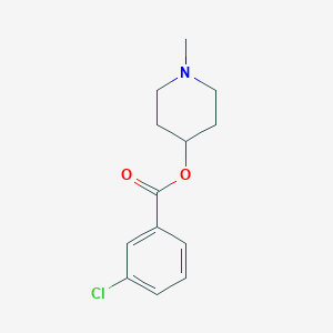 1-Methylpiperidin-4-yl 3-chlorobenzoate