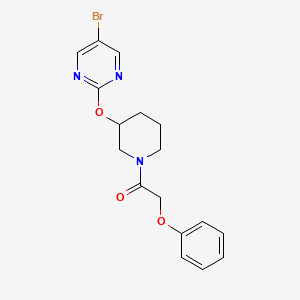 1-(3-((5-Bromopyrimidin-2-yl)oxy)piperidin-1-yl)-2-phenoxyethanone