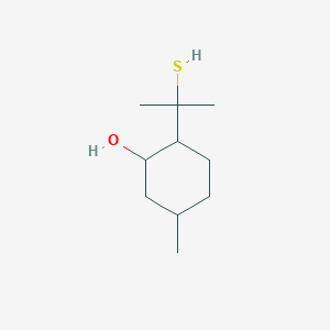 molecular formula C10H20OS B2950880 5-Methyl-2-(2-sulfanylpropan-2-yl)cyclohexan-1-ol CAS No. 38462-21-4