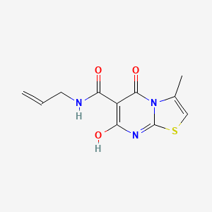 N-allyl-7-hydroxy-3-methyl-5-oxo-5H-thiazolo[3,2-a]pyrimidine-6-carboxamide