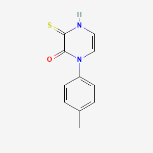3-thioxo-1-(p-tolyl)-3,4-dihydropyrazin-2(1H)-one