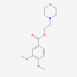 2-(4-Morpholinyl)ethyl 3,4-dimethoxybenzoate