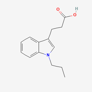 molecular formula C14H17NO2 B2950935 3-(1-Propyl-1H-indol-3-yl)-propionic acid CAS No. 876900-18-4