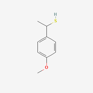 molecular formula C9H12OS B2950943 1-(4-Methoxyphenyl)ethane-1-thiol CAS No. 113682-51-2