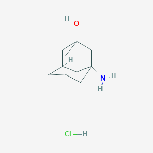 molecular formula C10H18ClNO B2950945 3-aminoadamantan-1-ol Hydrochloride CAS No. 6240-03-5; 702-82-9