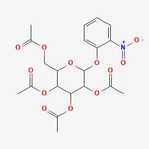 molecular formula C20H23NO12 B2950946 [3,4,5-Triacetyloxy-6-(2-nitrophenoxy)oxan-2-yl]methyl acetate CAS No. 1094684-26-0