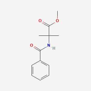 molecular formula C12H15NO3 B2950979 Methyl 2-benzamido-2-methylpropanoate CAS No. 65563-98-6