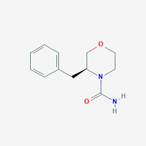 molecular formula C12H16N2O2 B2950980 (3S)-3-Benzylmorpholine-4-carboxamide CAS No. 2408936-75-2
