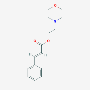 molecular formula C15H19NO3 B295100 2-(4-Morpholinyl)ethyl 3-phenylacrylate 