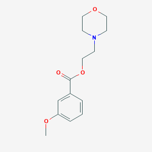 molecular formula C14H19NO4 B295101 2-Morpholin-4-ylethyl 3-methoxybenzoate 