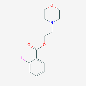molecular formula C13H16INO3 B295102 2-Morpholin-4-ylethyl 2-iodobenzoate 