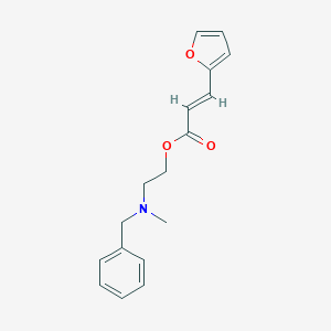 molecular formula C17H19NO3 B295103 2-[Benzyl(methyl)amino]ethyl 3-(2-furyl)acrylate 