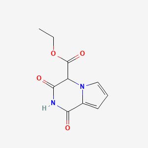 molecular formula C10H10N2O4 B2951074 Ethyl 1,3-dioxo-1,2,3,4-tetrahydropyrrolo[1,2-a]pyrazine-4-carboxylate CAS No. 1567995-93-0