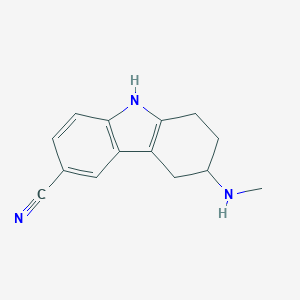 B029511 3-(Methylamino)-2,3,4,9-tetrahydro-1H-carbazole-6-carbonitrile CAS No. 147009-33-4