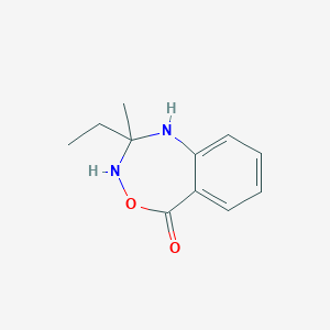 molecular formula C11H14N2O2 B295116 2-ethyl-2-methyl-2,3-dihydro-4,1,3-benzoxadiazepin-5(1H)-one 