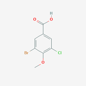 3-Bromo-5-chloro-4-methoxybenzoic acid