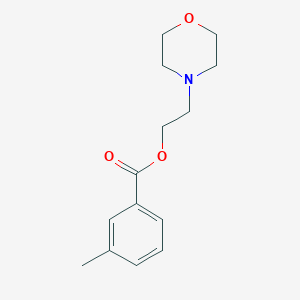 molecular formula C14H19NO3 B295117 2-(Morpholin-4-yl)ethyl 3-methylbenzoate 