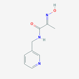 molecular formula C9H11N3O2 B295118 2-Hydroxyimino-N-pyridin-3-ylmethyl-propionamide 