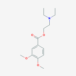 molecular formula C15H23NO4 B295121 2-(Diethylamino)ethyl 3,4-dimethoxybenzoate 