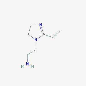 2-(2-Ethyl-4,5-dihydro-1H-imidazol-1-YL)ethan-1-amine