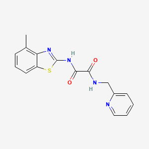 N1-(4-methylbenzo[d]thiazol-2-yl)-N2-(pyridin-2-ylmethyl)oxalamide