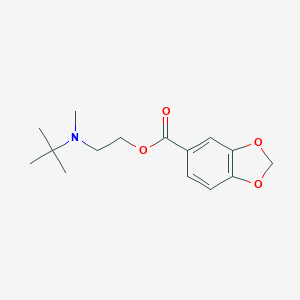2-[Tert-butyl(methyl)amino]ethyl 1,3-benzodioxole-5-carboxylate