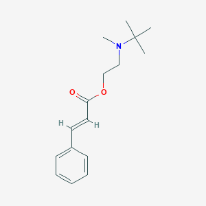 2-[Tert-butyl(methyl)amino]ethyl 3-phenylacrylate