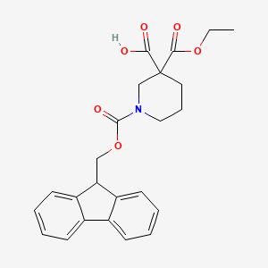 3-Ethoxycarbonyl-1-(9H-fluoren-9-ylmethoxycarbonyl)piperidine-3-carboxylic acid