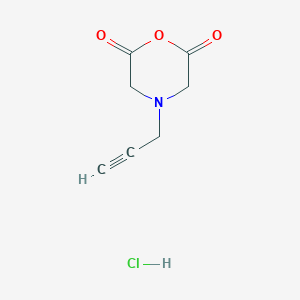 4-(Prop-2-yn-1-yl)morpholine-2,6-dione hydrochloride