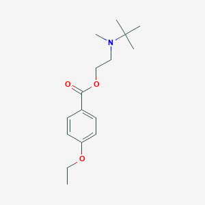 molecular formula C16H25NO3 B295127 2-[Tert-butyl(methyl)amino]ethyl 4-ethoxybenzoate 
