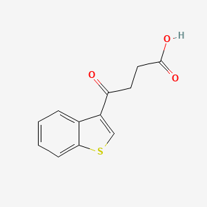 molecular formula C12H10O3S B2951320 4-(1-Benzothiophen-3-yl)-4-oxobutanoic acid CAS No. 63471-83-0