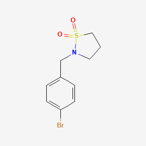 2-(4-Bromobenzyl)isothiazolidine 1,1-dioxide