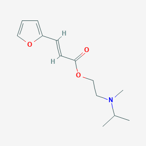molecular formula C13H19NO3 B295134 2-[methyl(propan-2-yl)amino]ethyl (2E)-3-(furan-2-yl)prop-2-enoate 