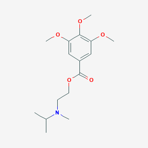 2-[Methyl(propan-2-yl)amino]ethyl 3,4,5-trimethoxybenzoate