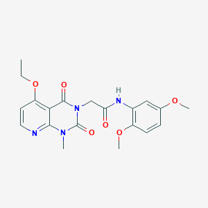 N-(2,5-dimethoxyphenyl)-2-(5-ethoxy-1-methyl-2,4-dioxo-1,2-dihydropyrido[2,3-d]pyrimidin-3(4H)-yl)acetamide