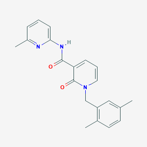 1-(2,5-dimethylbenzyl)-N-(6-methylpyridin-2-yl)-2-oxo-1,2-dihydropyridine-3-carboxamide
