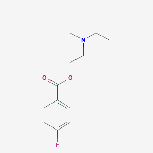 2-[Methyl(propan-2-yl)amino]ethyl 4-fluorobenzoate