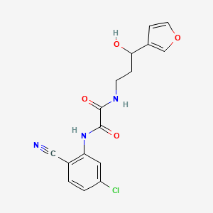 N1-(5-chloro-2-cyanophenyl)-N2-(3-(furan-3-yl)-3-hydroxypropyl)oxalamide