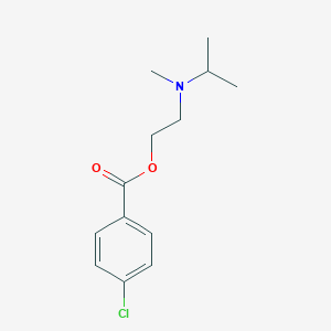 2-[Methyl(propan-2-yl)amino]ethyl 4-chlorobenzoate