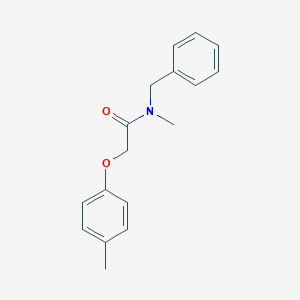 molecular formula C17H19NO2 B295142 N-benzyl-N-methyl-2-(4-methylphenoxy)acetamide 