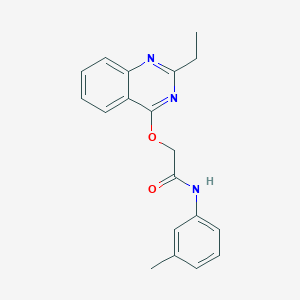 2-[(2-ethylquinazolin-4-yl)oxy]-N-(3-methylphenyl)acetamide