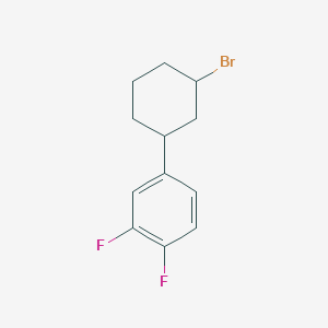 4-(3-Bromocyclohexyl)-1,2-difluorobenzene
