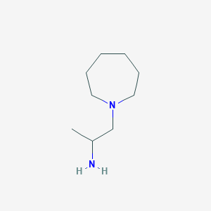 molecular formula C9H20N2 B2951434 1-(Azepan-1-yl)propan-2-amine CAS No. 54151-46-1