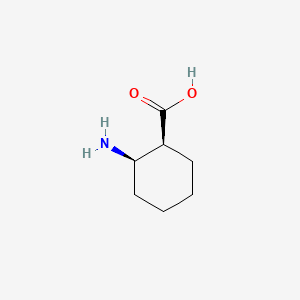 molecular formula C7H13NO2 B2951446 (1S,2R)-2-aminocyclohexane-1-carboxylic acid CAS No. 189101-41-5; 5691-20-3