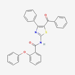 N-(5-benzoyl-4-phenyl-1,3-thiazol-2-yl)-2-phenoxybenzamide