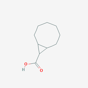 molecular formula C10H16O2 B2951463 Bicyclo[6.1.0]nonane-9-carboxylic acid CAS No. 1008497-43-5; 77841-63-5
