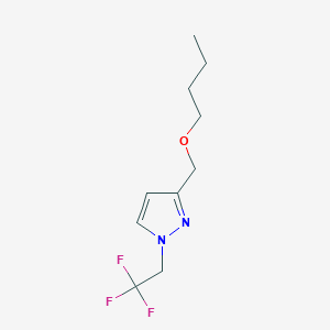 3-(butoxymethyl)-1-(2,2,2-trifluoroethyl)-1H-pyrazole